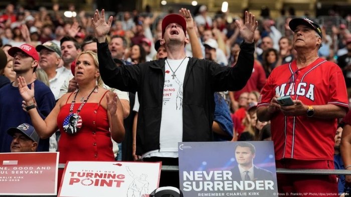 AQShda Charli Kirkni xotirlash marosimi bo‘lib o‘tdi