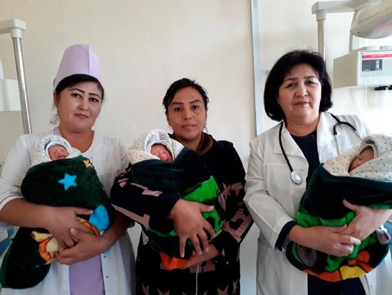 Xovos tumanida Shavkat, Miromon va Mirziyo dunyoga keldi