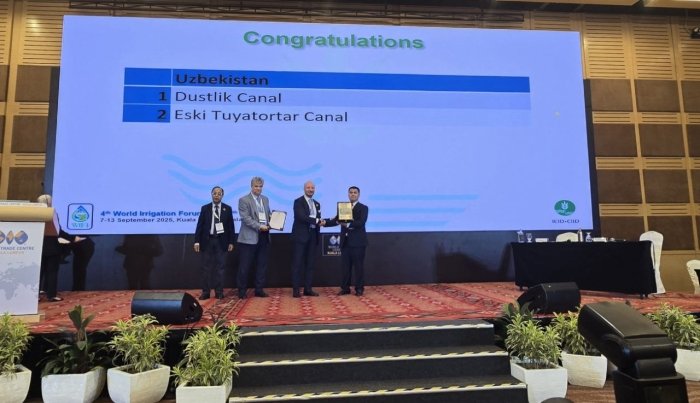 O‘zbekistondagi ikki kanal xalqaro irrigasiya merosi deb e’tirof etildi