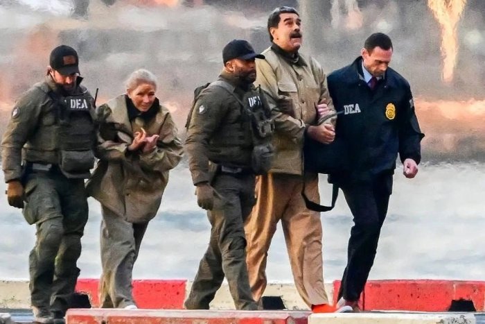 Nikolas Maduro 18 nafar mahbus bilan bir kamerada o‘tiribdi