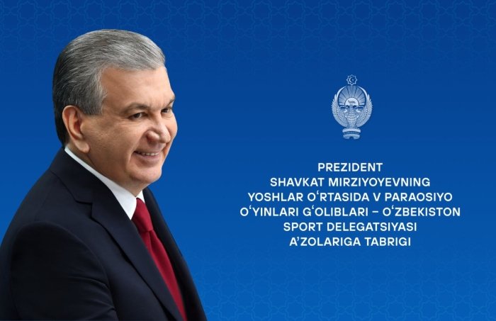 Shavkat Mirziyoyev V Yoshlar Paraosiyo o‘yinlari g‘oliblarini tabrikladi