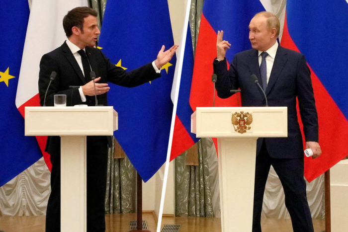 Макрон: "48 соат ичида яна Путин билан гаплашаман"