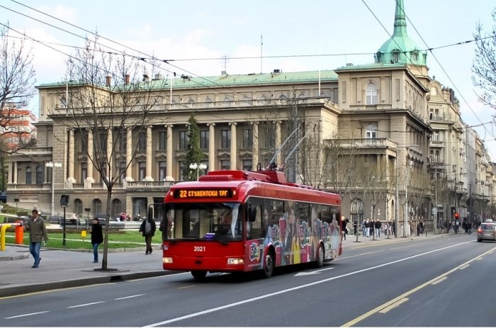 Belgradda jamoat transporti bepul bo‘ldi