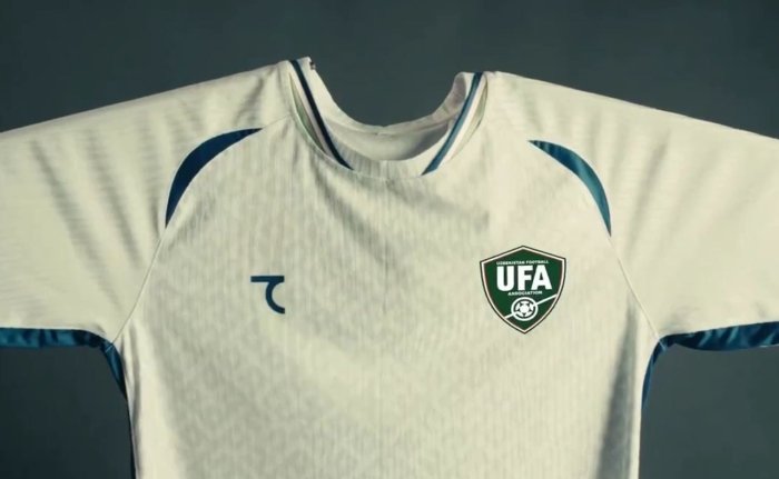 Футбол бўйича Ўзбекистон миллий терма жамоаси илк мундиалга 7SABER либосларида боради