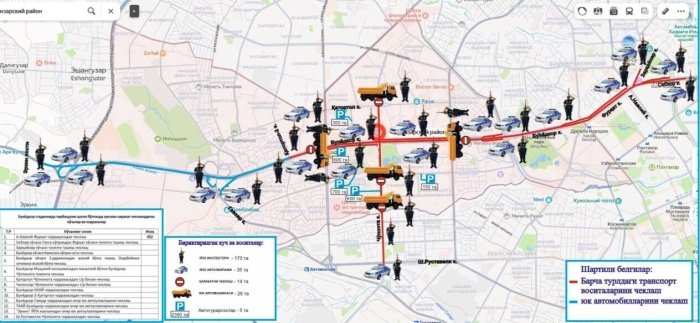 “Bunyodkor” stadioni atrofida harakat vaqtincha to‘xtatiladi