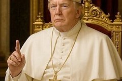 Трамп ўзини Рим папаси сифатида кўрсатишни рад этади