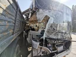 Qozog‘istonda 54 nafar o‘zbekistonlik bo‘lgan avtobus YTHga uchradi