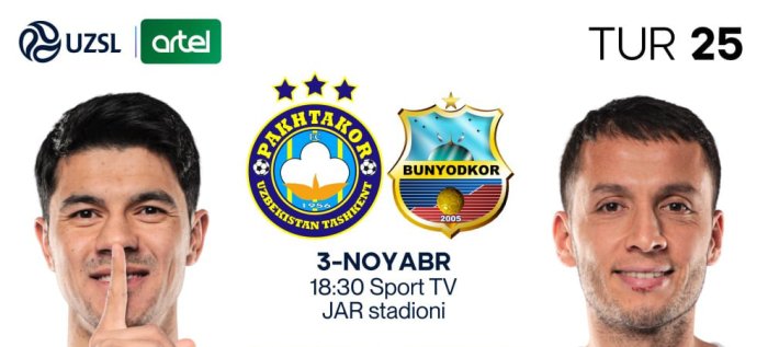 Суперлига. Бугун Тошкент дербиси билан 27-тур якунланади