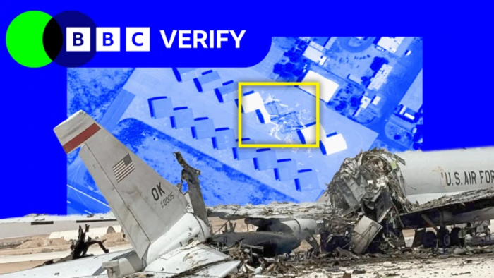 Eron hujumlari AQShning 20 ta harbiy ob’ektiga zarar yetkazgan — BBC Verify