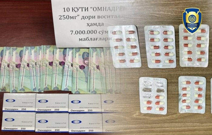 Xududlarda kuchli ta’sir qiluvchi dori vositalarining noqonuniy savdosi fosh etildi