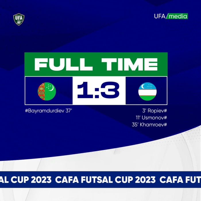 “CAFA Futsal Cup 2023”: Ўзбекистон Туркманистонни мағлуб этди