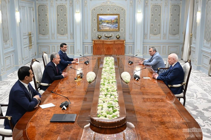 Shavkat Mirziyoyev Sergey Lebedevni qabul qildi