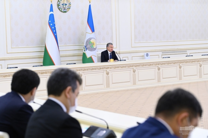 Prezident Shavkat Mirziyoyev raisligida arxitektura, qurilish va shaharsozlik sohasidagi ustuvor vazifalarga bag‘ishlangan videoselektor yig‘ilishi boshlandi