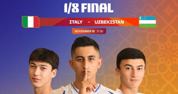 U-17 JCH. Italiya - O‘zbekiston o‘yini boshlanish vaqti ma’lum bo‘ldi