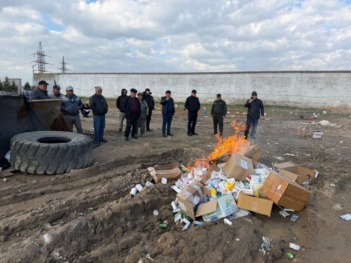 Pastdarg‘om tumanida noqonuniy dori vositalari yo‘q qilindi