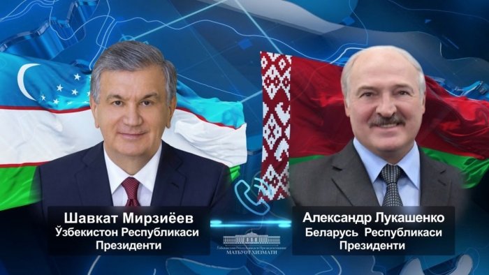 O‘zbekiston va Belarus Prezidentlari telefon orqali muloqot qildilar