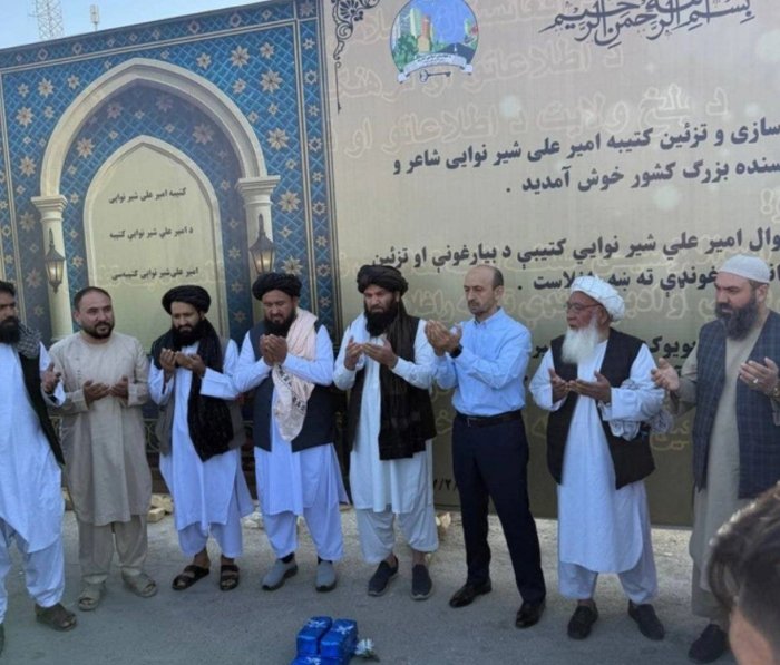 Афғонистоннинг Мозори Шариф шаҳрида Алишер Навоий ёдгорлигини қайта тиклаш лойиҳасига тамал тоши қўйилди