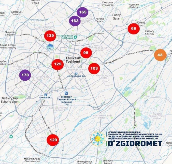 Poytaxtdagi havo sifatida yaxshilanmoqda