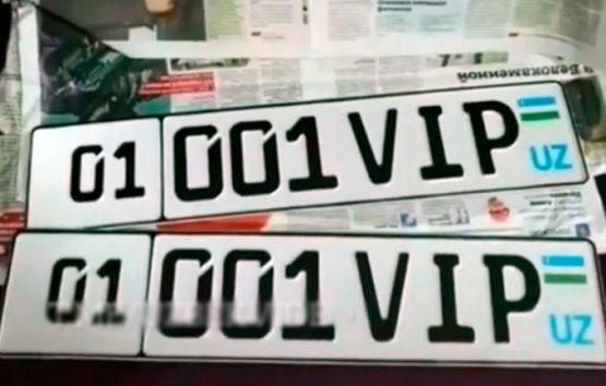 «001 VIP» soxta raqamini yasagan shaxs kimligi aniqlandi (VIDEO)