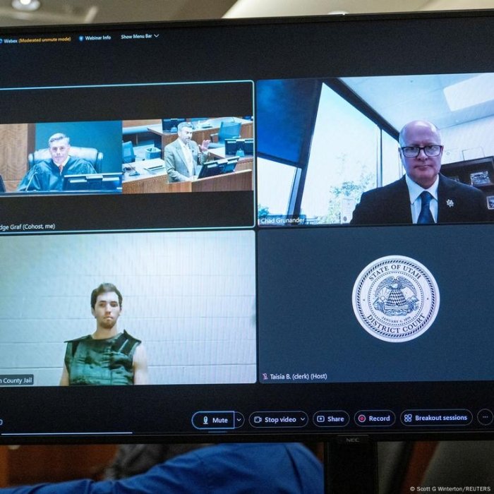 Charli Kirkni o‘ldirishda ayblanayotgan shaxs ilk bor sud qarshisida ko‘rsatma berdi