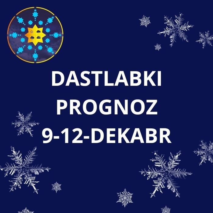 11-12 dekabrda  butun respublika hududiga juda sovuq havo massasi kirib kelishi kutilmoqda