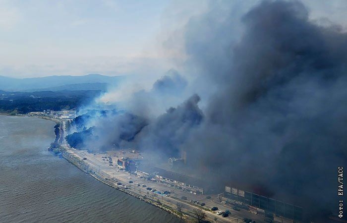 Жанубий Кореяда ёнғин кўплаб уйларни вайрон қилди