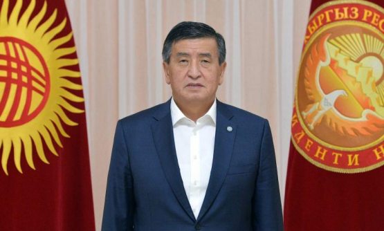 Qirg‘iziston Prezidenti Sooronbay Jeenbekov iste’foga chiqqanini e’lon qildi