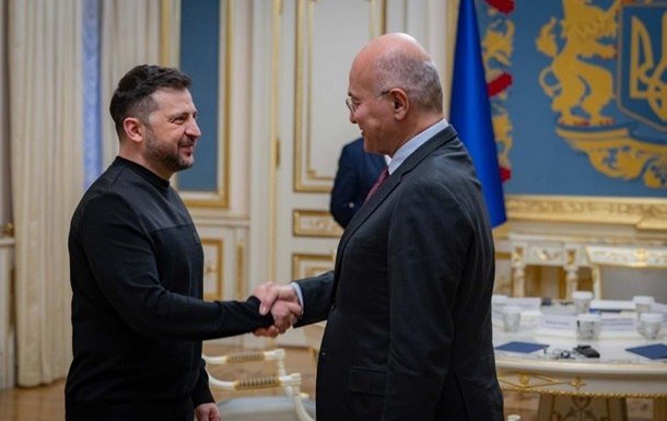 БМТ Олий комиссари Барҳам Солиҳ Владимир Зеленский билан учрашди