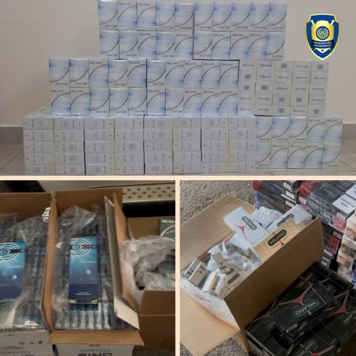 Тошкент ва Фарғона вилоятларида акциз маркасиз тамаки маҳсулотларини савдога чиқарилишининг олди олинди