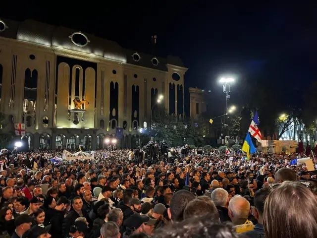 Gruziya muxolifati Yevropa Ittifoqini mamlakat rejimini noqonuniy deb tan olishga chaqirdi