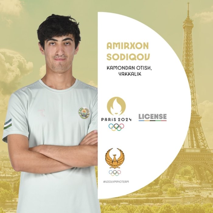 Amirxon Sodiqov Parij-2024 yozgi Olimpiya o‘yinlari yo‘llanmasini qo‘lga kiritdi