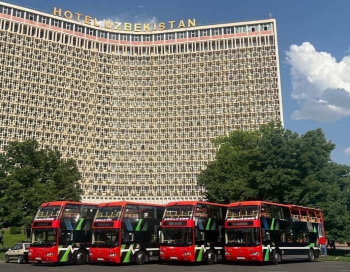 Bugundan Samarqand shahrida ikki qavatli sayyohlik avtobusi harakati yo‘lga qo‘yiladi
