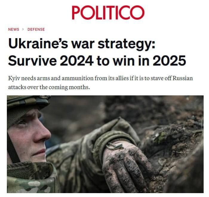 Ukrainaning harbiy strategiyasi: 2025 yilda g‘alaba qozonish uchun 2024 yilda omon qolish kerak — Politico