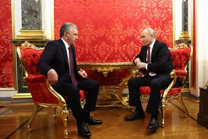 Mirziyoyev va Putin o‘zaro gaplashib oldi