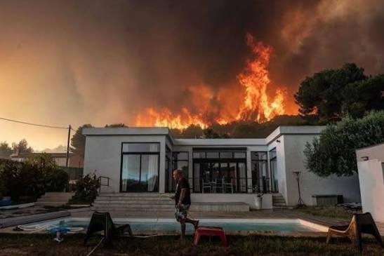 Fransiya va Ispaniyada o‘rmon yong‘inlari: 320 mingdan ortiq odam evakuasiya qilindi