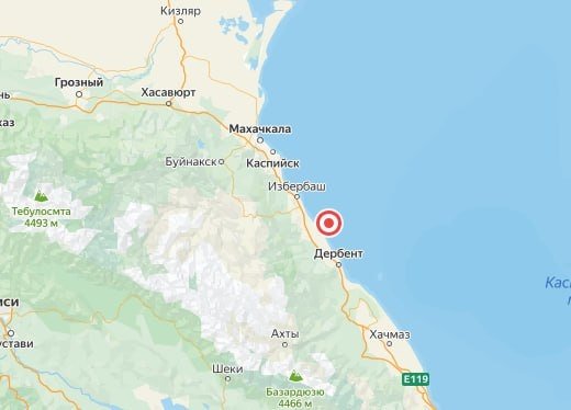 Каспий денгизида зилзила содир бўлди