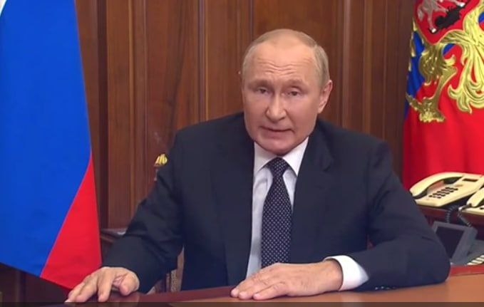Путин: сафарбарлик чоралари бугундан, 21 сентябрдан  бошланади