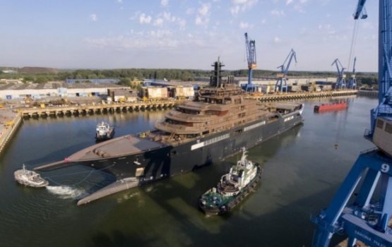 Руминияда дунёдаги энг катта яхта ясалмоқда (видео)