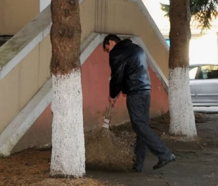 Chust tumanida alimentdan qarzdor ota majburiy mehnatga jalb etildi