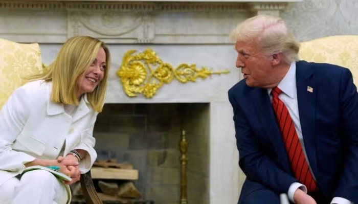 BBC: Италия бош вазири Жоржа Мелонининг Оқ уйда Доналд Трамп билан учрашуви “илиқ муҳитда” ўтди 