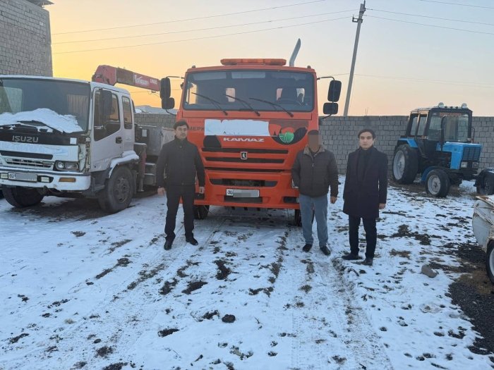 Қарздор корхонага тегишли автотранспорт воситаси хатланди