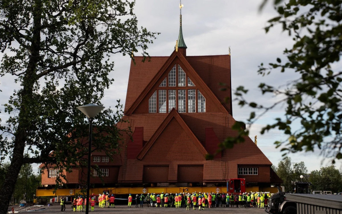 Shvesiyada 672 tonna og‘irlikdagi cherkov yangi joyga ko‘chiriladi