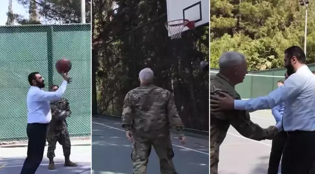 АҚШга келган Сурия президенти ташрифини баскетбол ўйнашдан бошлади