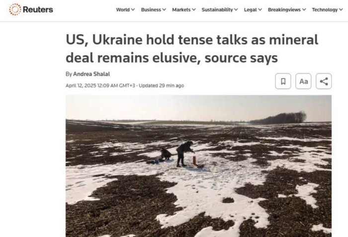 АҚШ фойдали қазилмалар бўйича янги келишув лойиҳасида Украина орқали ўтувчи транзит газ қувурларини назорат қилишни талаб қилмоқда