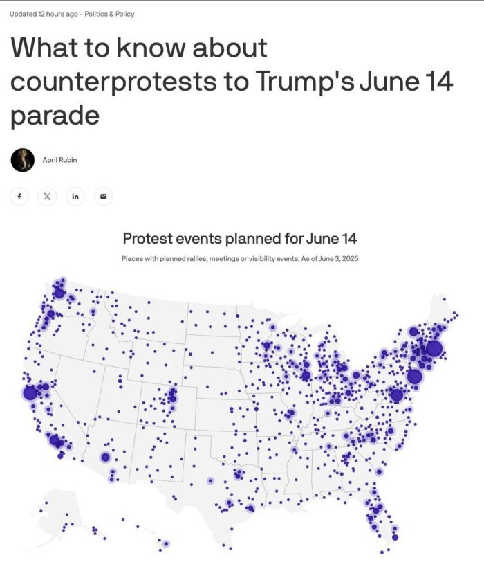 АҚШда Трампга қарши кенг кўламли норозилик намойишларига тайёргарлик кўрилмоқда — Ахios