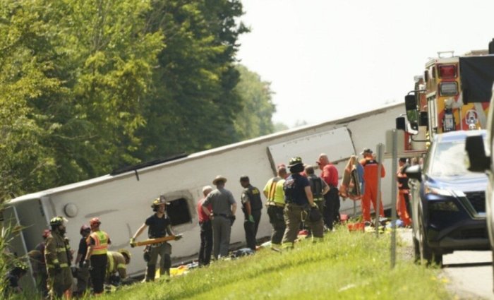  Niagara sharsharasi yaqinida yuz bergan avtobus halokati tufayli bir necha kishi halok bo‘ldi, o‘nlab odamlar jarohatlandi — BBC