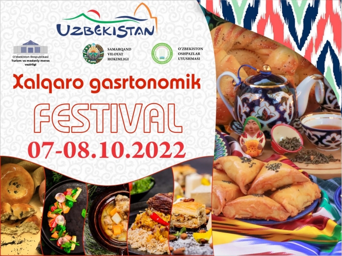 Samarqandda 7–8-oktabr kunlari Xalqaro gastronomik festival bo‘lib o‘tadi