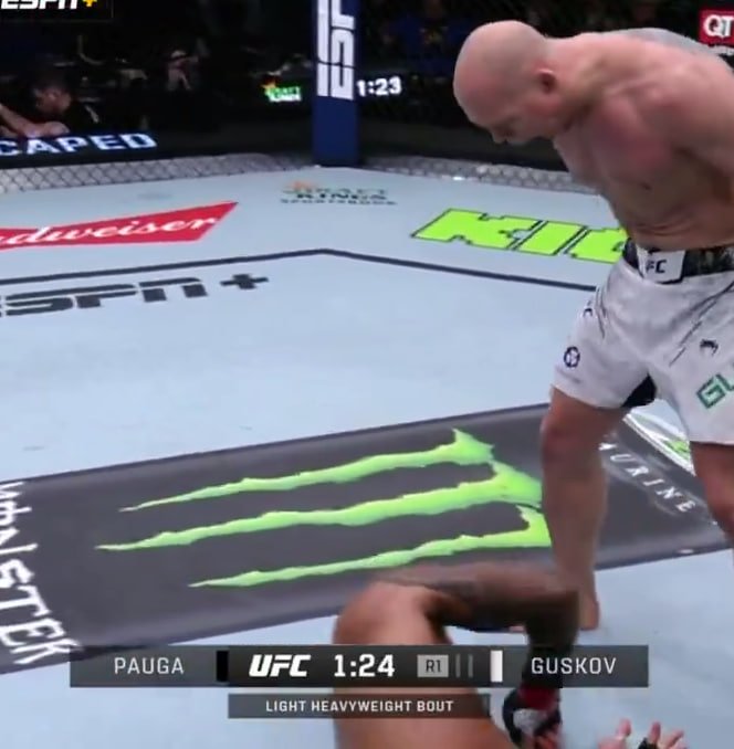 Bogdan Guskov UFC’dagi ikkinchi jangida raqibini nokautga uchratdi