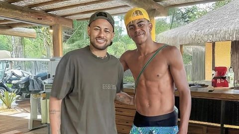 Yamal Braziliyada Neymar bilan birga futbol o‘ynadi (FOTO)