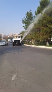 Тошкентда ҳавони тозалаш учун 4097 куб метрдан ортиқ сув сарфланди